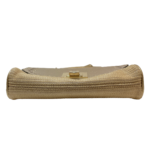 Michael Kors Gold 'Violet Vivian' Shoulder Bag | Pre Loved |