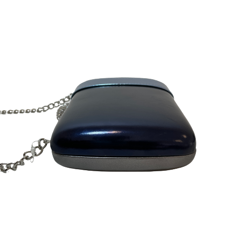 Nina Blue Rhinestone Clutch | Brand New |