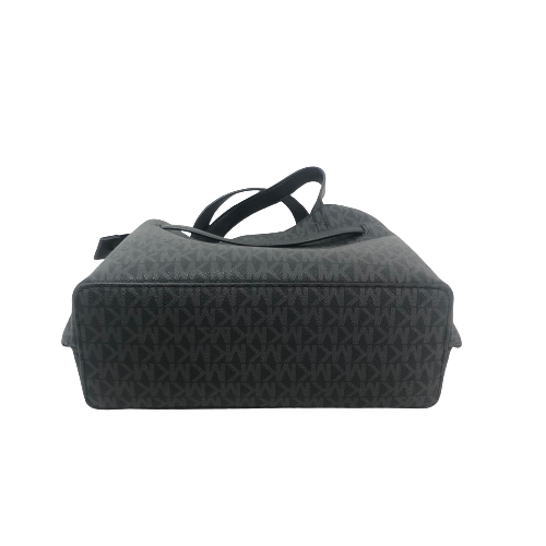 Michael Kors 'Emelia' Black Monogram Small Satchel | Brand New |