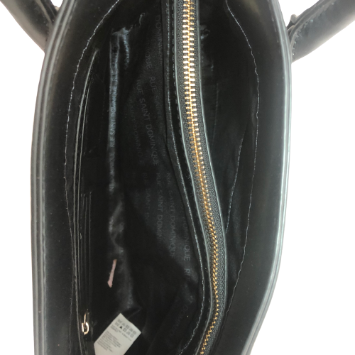 Rue Saint Dominique for River Island Black Croc Textured Satchel | Brand New |