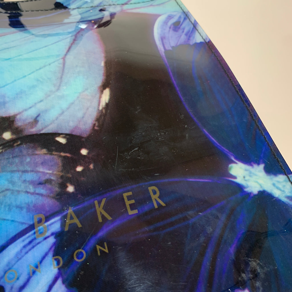 Ted Baker Blue Floral Mini Jelly Tote | Gently Used |