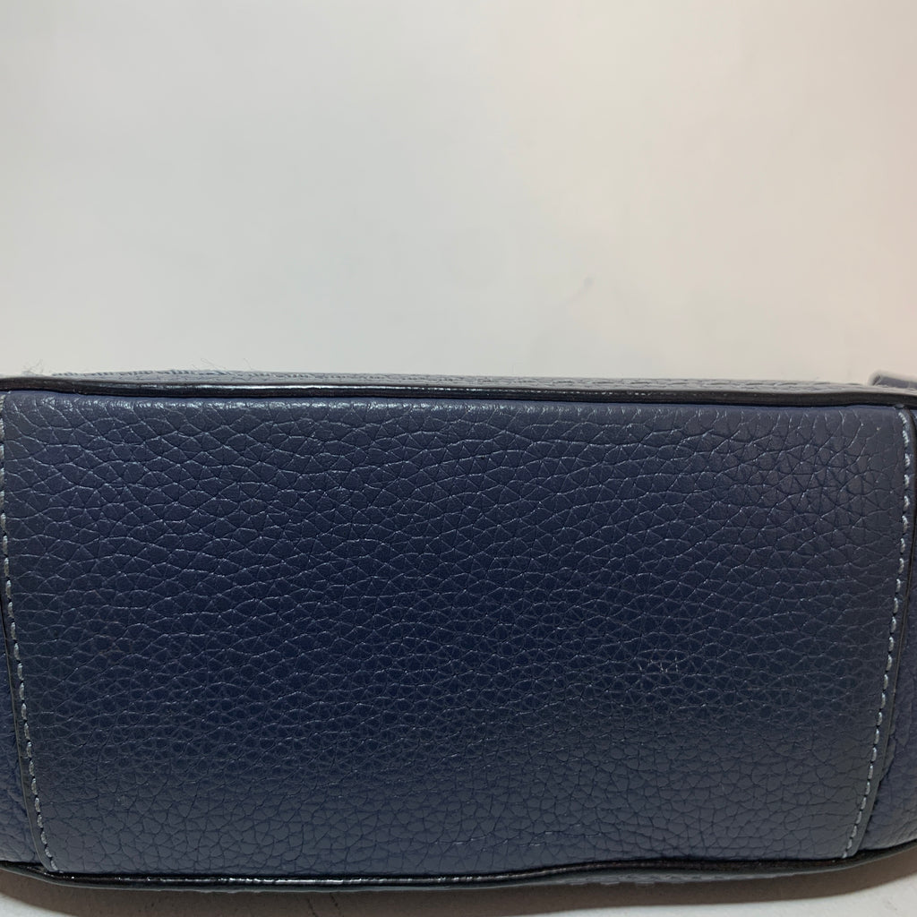 Kate Spade Navy Blue Leather Crossbody Bag | Pre Loved |