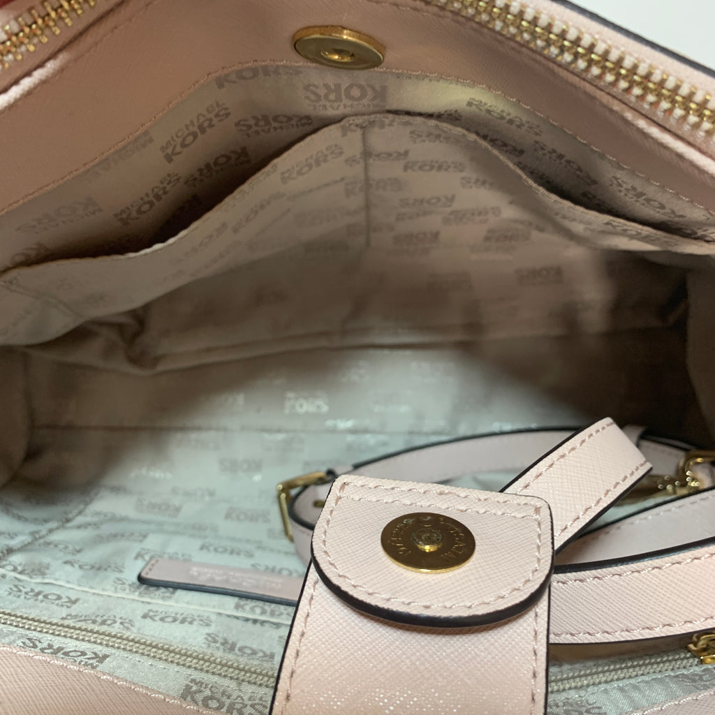 Michael Kors Light Pink Leather 'Savannah'  Satchel | Gently Used |