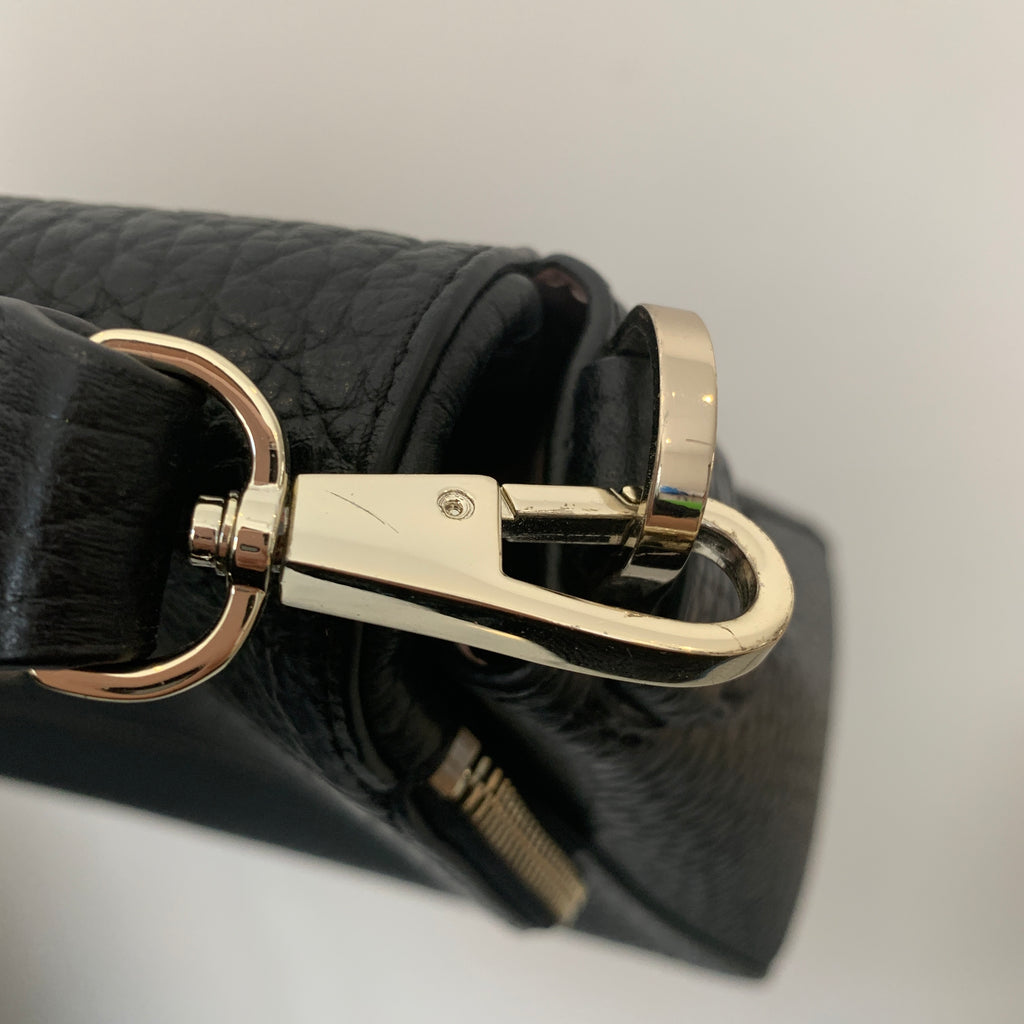 Kate Spade Black Pebbled Leather Shoulder Bag | Like New |