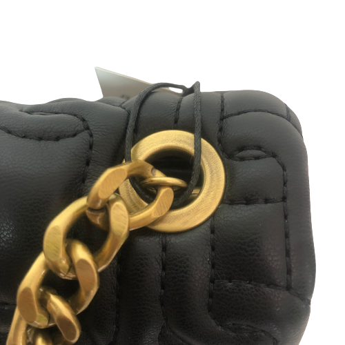 ZARA Black Quilted Shoulder Bag | Brand New |