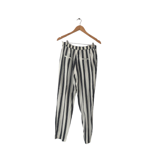 Mango Black & White Striped Pants | Gently Used |