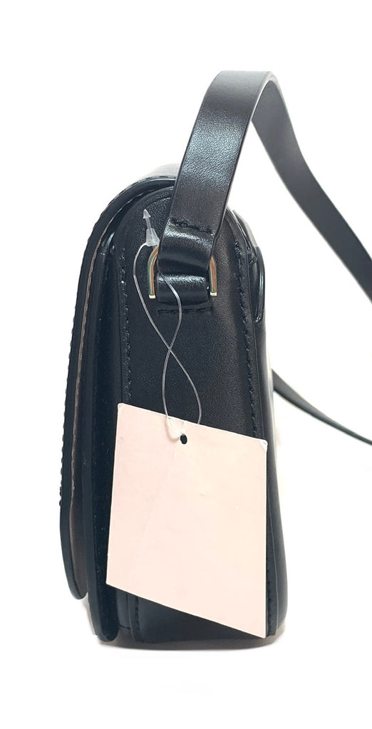 Kate Spade Black Leather 'Nadine' Flap Shoulder Bag | Brand New |