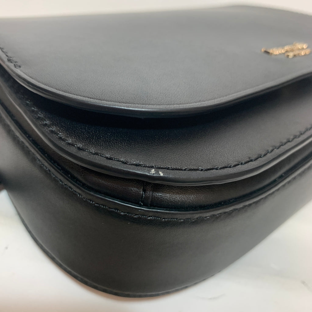 Kate Spade Black Leather 'Nadine' Flap Shoulder Bag | Brand New |