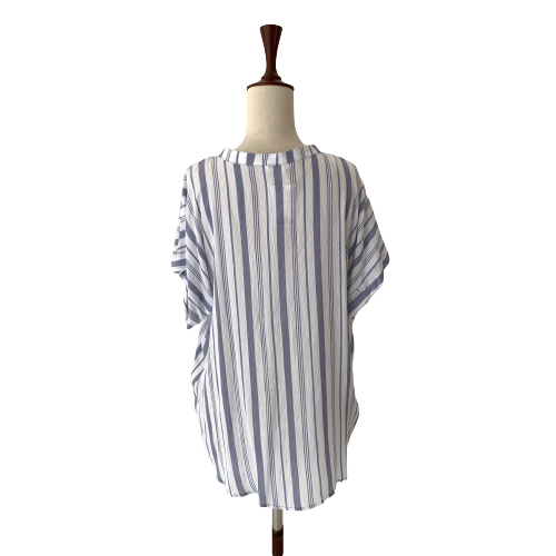 H&M Blue & White Striped Tunic | Gently Used |