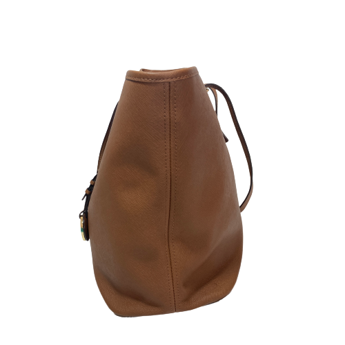 Michael Kors Tan Saffiano Leather Jet Set Tote | Pre Loved |