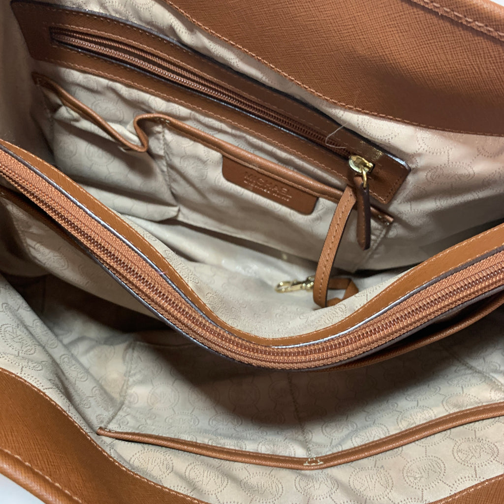 Michael Kors Tan Saffiano Leather Jet Set Tote | Pre Loved |