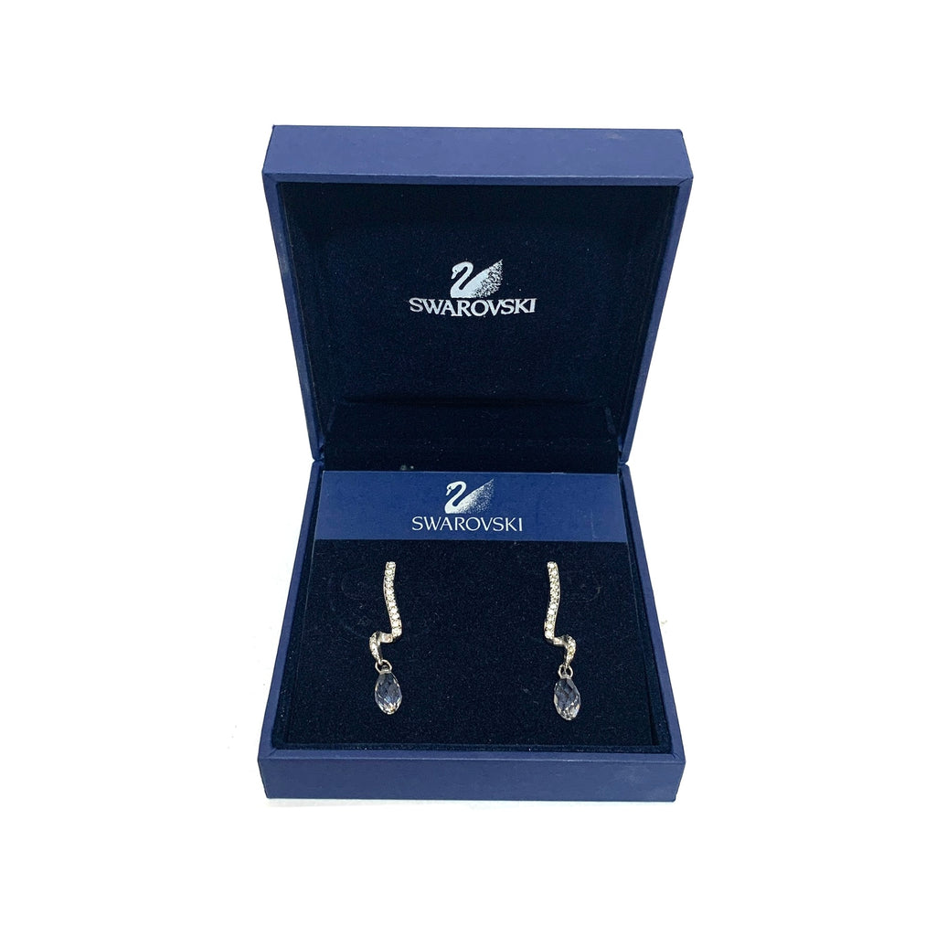 Swarovski Crystal Rhinestone 697357 Drop Earrings | Brand New |