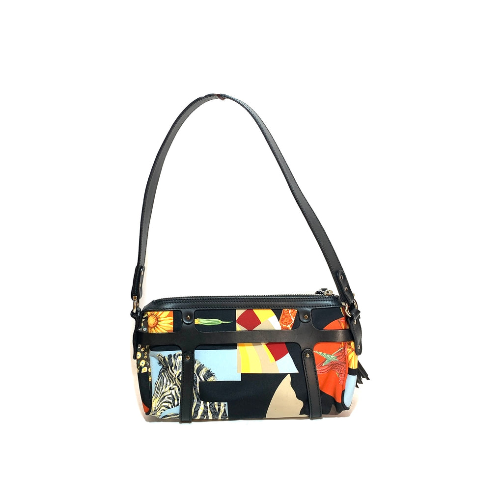 Salvatore Ferragamo Jungle Print Shoulder Bag | Gently Used |