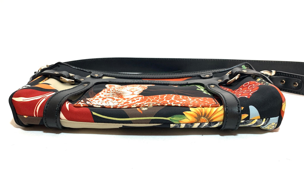 Salvatore Ferragamo Jungle Print Shoulder Bag | Gently Used |