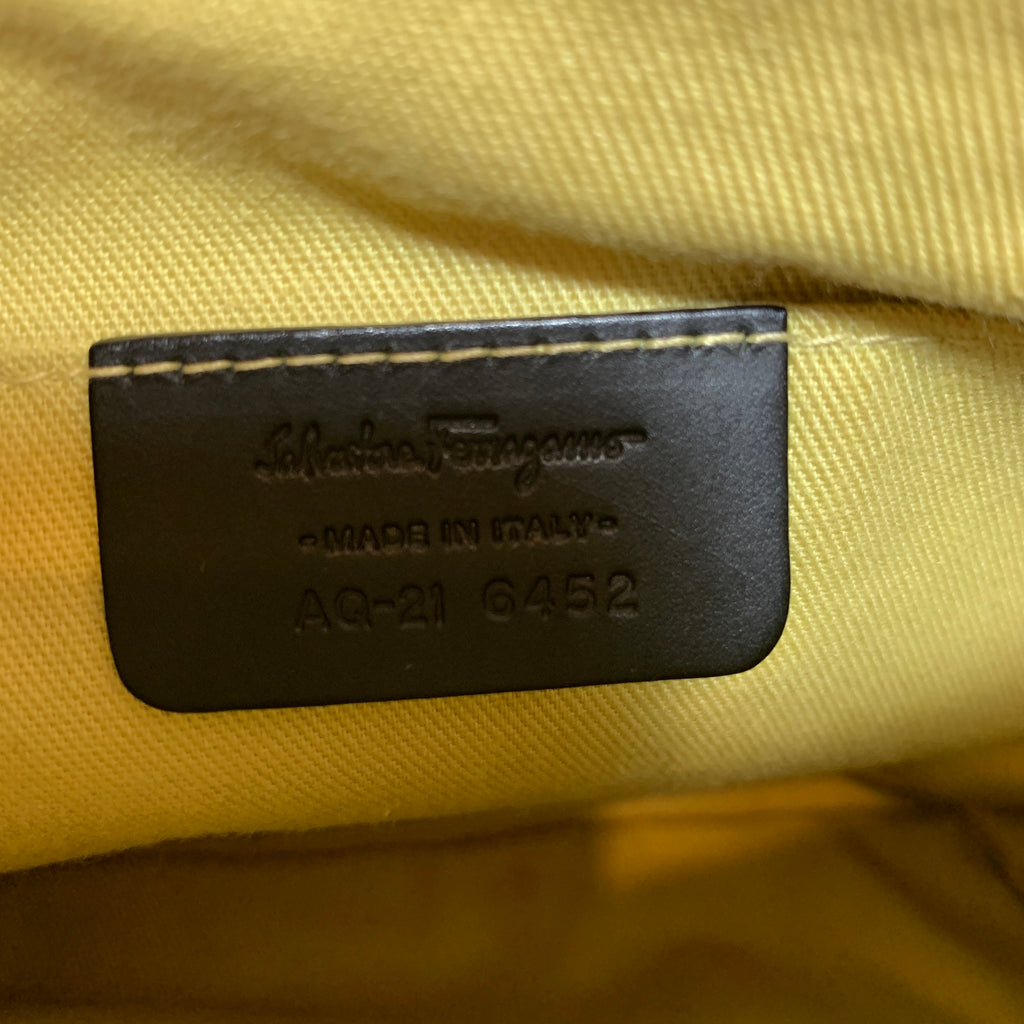 Salvatore Ferragamo Jungle Print Shoulder Bag | Gently Used |