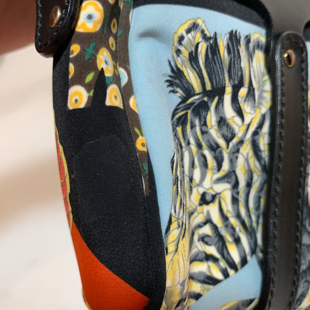 Salvatore Ferragamo Jungle Print Shoulder Bag | Gently Used |