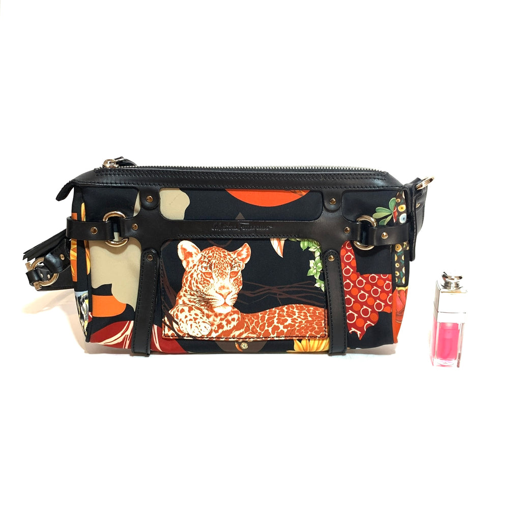 Salvatore Ferragamo Jungle Print Shoulder Bag | Gently Used |