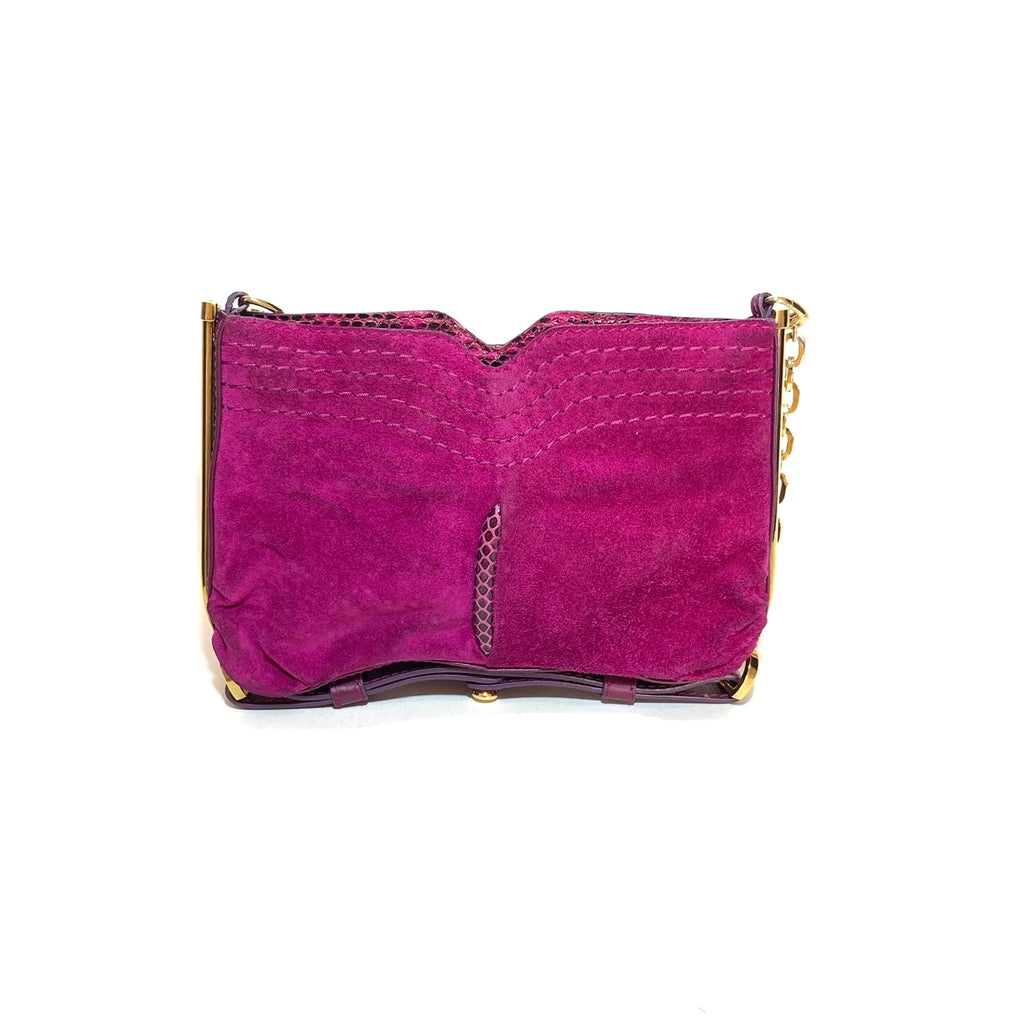 Jimmy Choo Fuchsia Suede Shoulder Bag | Pre Loved |