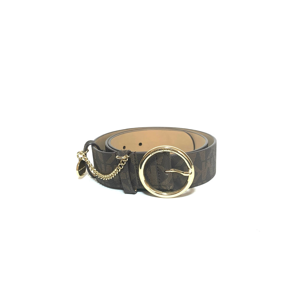 Michael Kors Brown Monogram Belt | Like New |