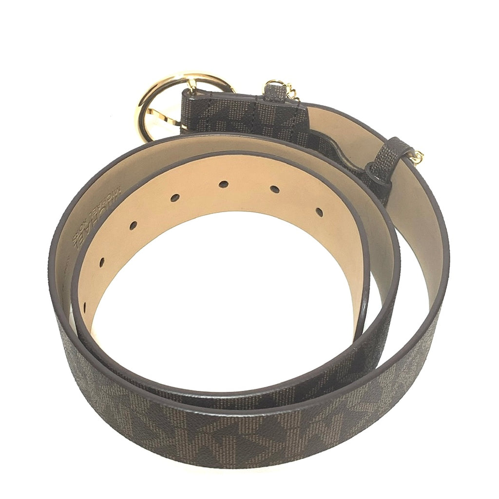 Michael Kors Brown Monogram Belt | Like New |