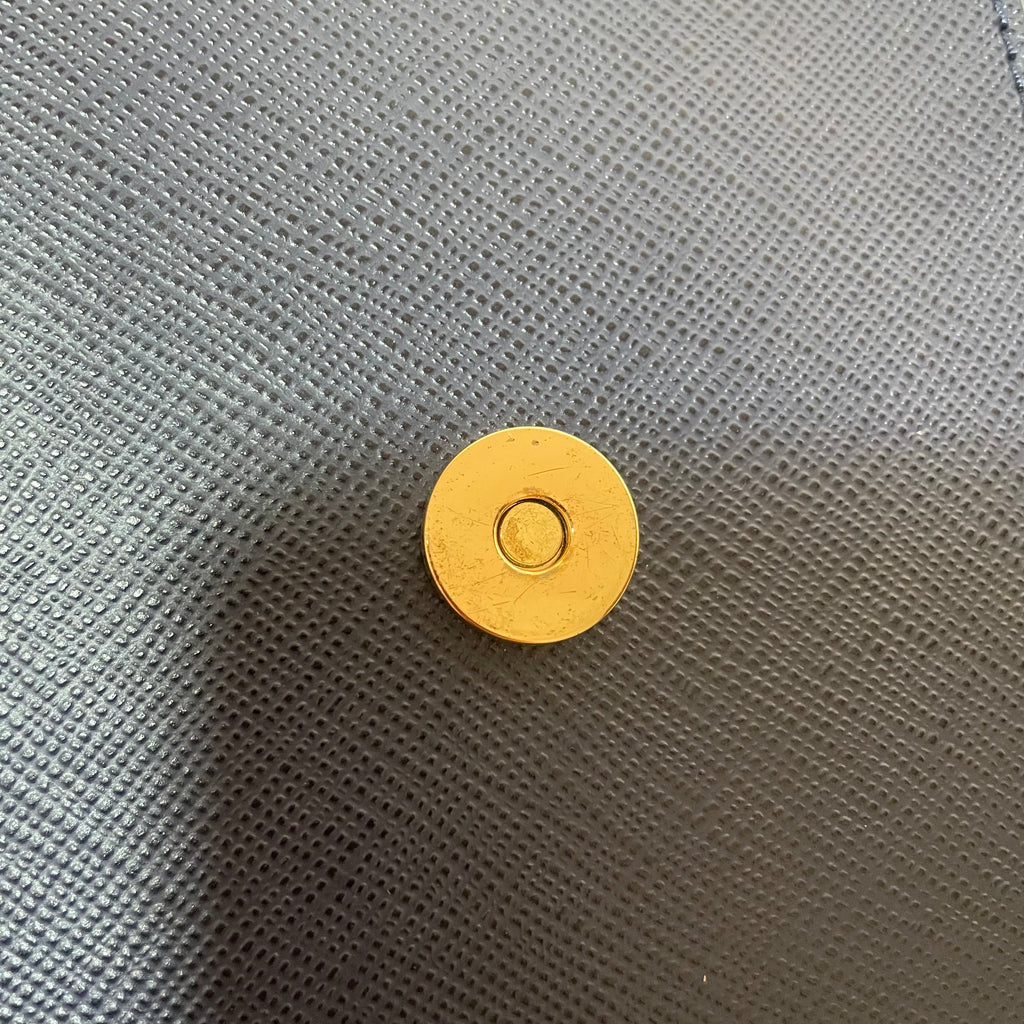 Tory Burch Blue Leather & Embossed Snakeskin 'Robinson' Mini Satchel  | Gently Used |