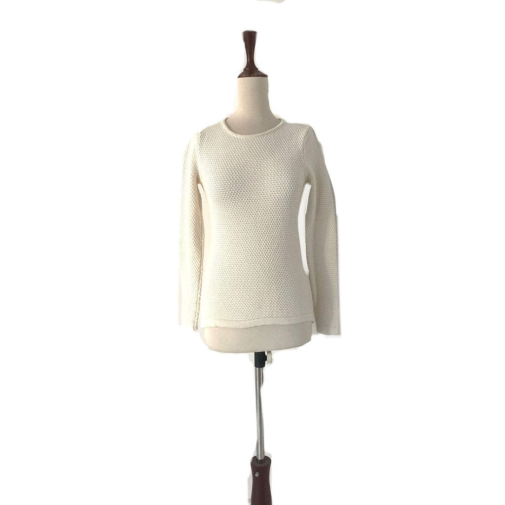 Mango Cream Knit Top | Gently Used |