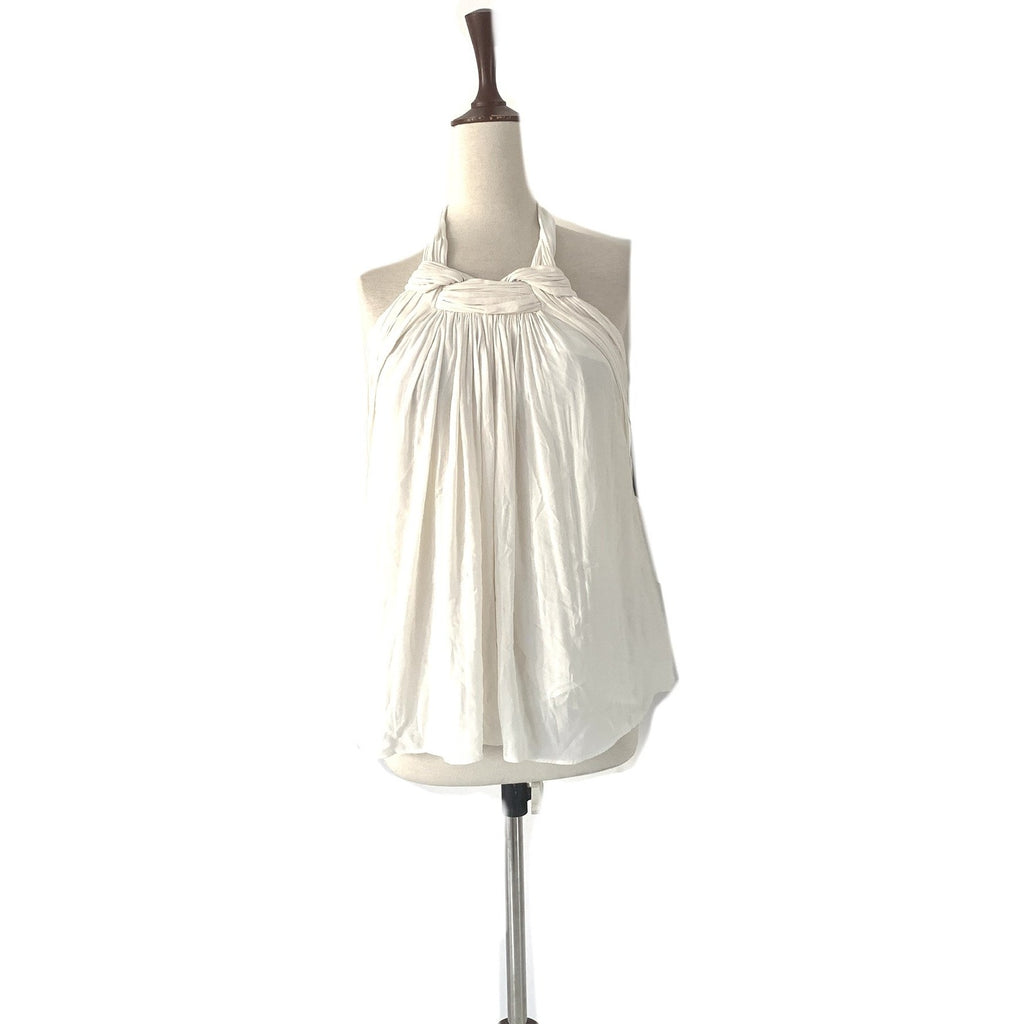 ZARA Ivory Halter-Neck Top | Brand New |