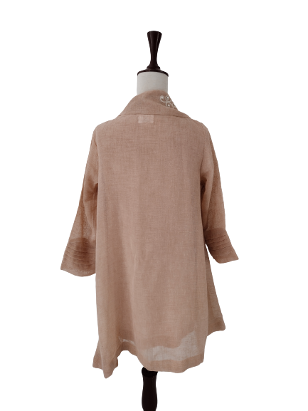 Zohra Alam Pink Embroidered Jacket with Slip | Gently Used |