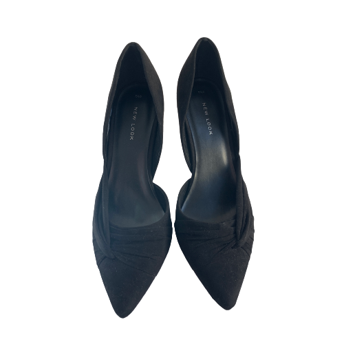 New Look Black Suede Pointed Pumps | Gently Used |