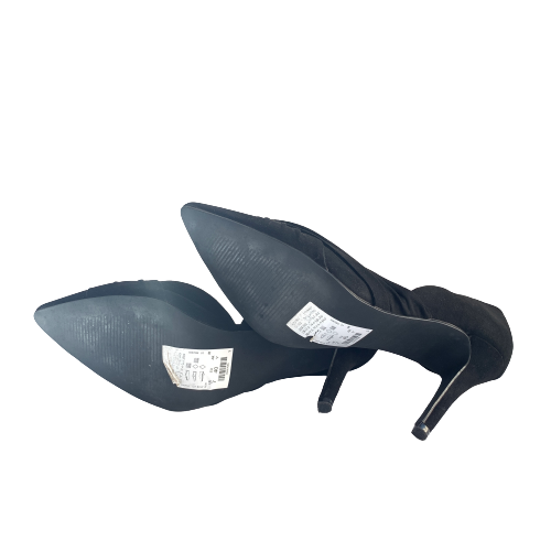 New Look Black Suede Pointed Pumps | Gently Used |