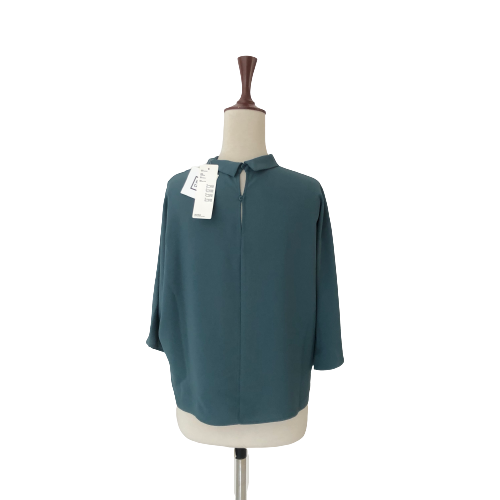 Uniqlo Blue High neck Top | Brand New |