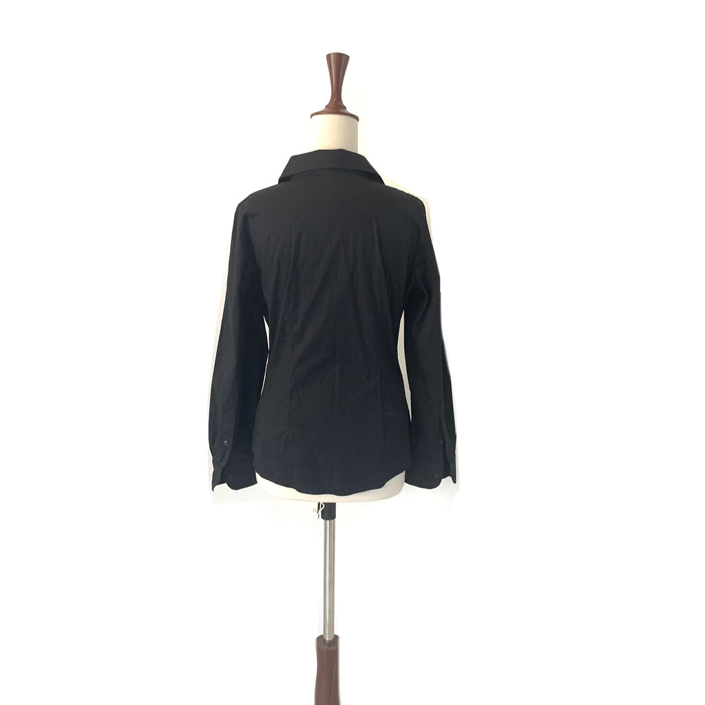 Hawes & Curtis Black Cotton Shirt | Pre Loved |