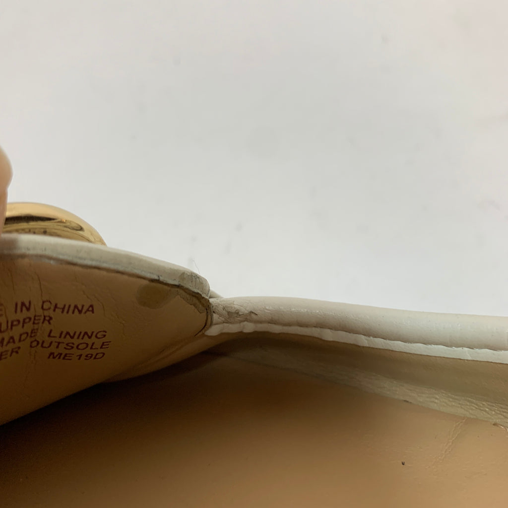 Michael Kors Vanilla Monogram Fulton Moccasin Flats | Pre Loved |