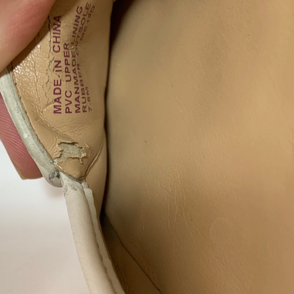 Michael Kors Vanilla Monogram Fulton Moccasin Flats | Pre Loved |