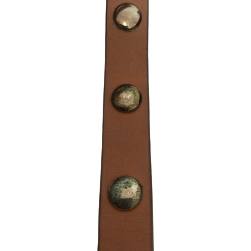 Tory Burch Brown Leather Wrap Bracelet | Pre Loved |