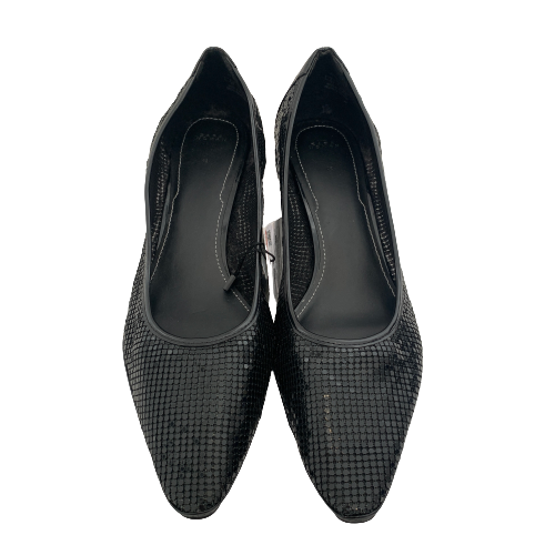 ZARA Black Sequins Heels | Brand New |