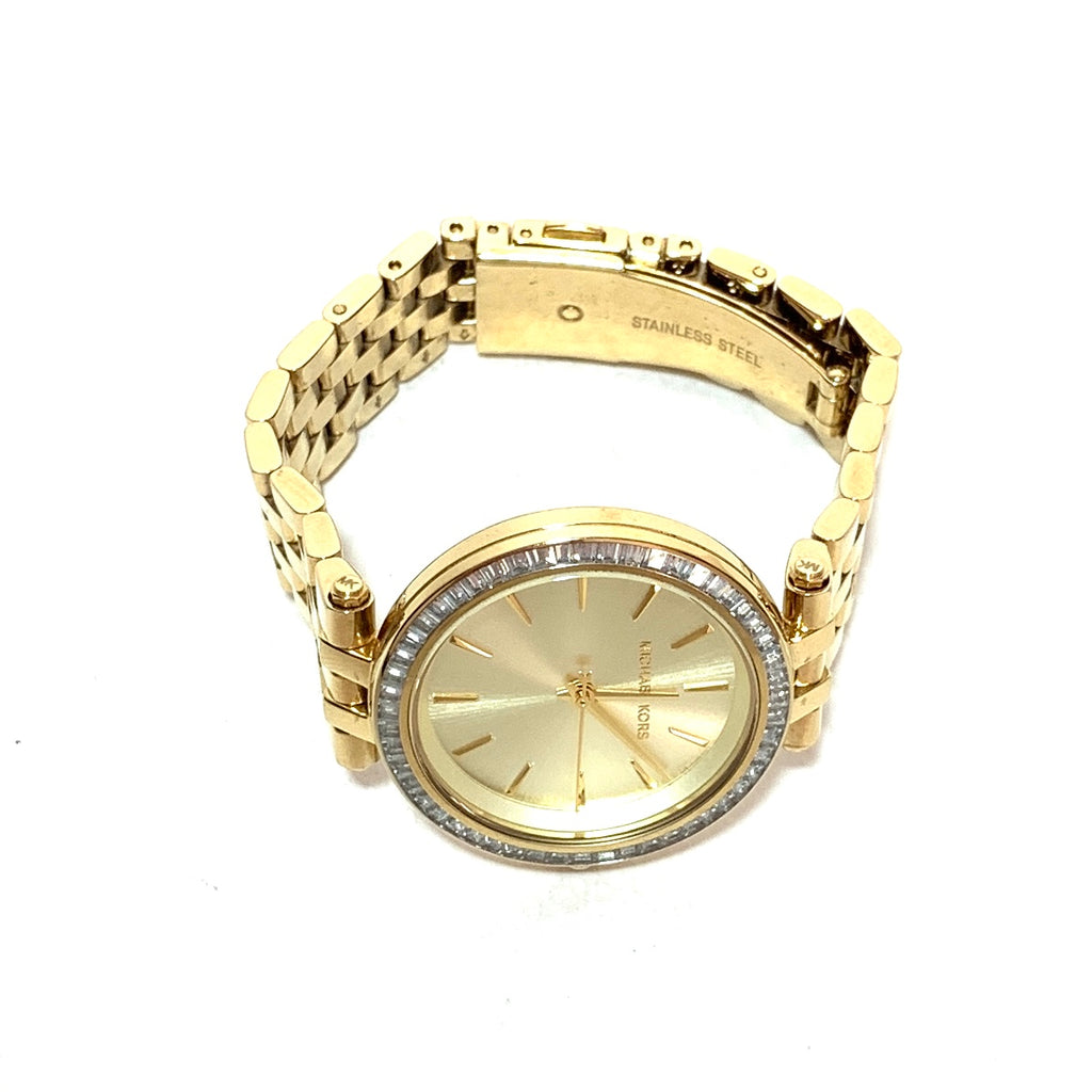 Michael Kors Gold Rhinestone MK3365 Mini 'Darci' Watch | Like New |