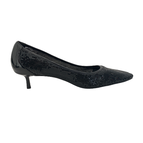 ZARA Black Sequins Heels | Brand New |