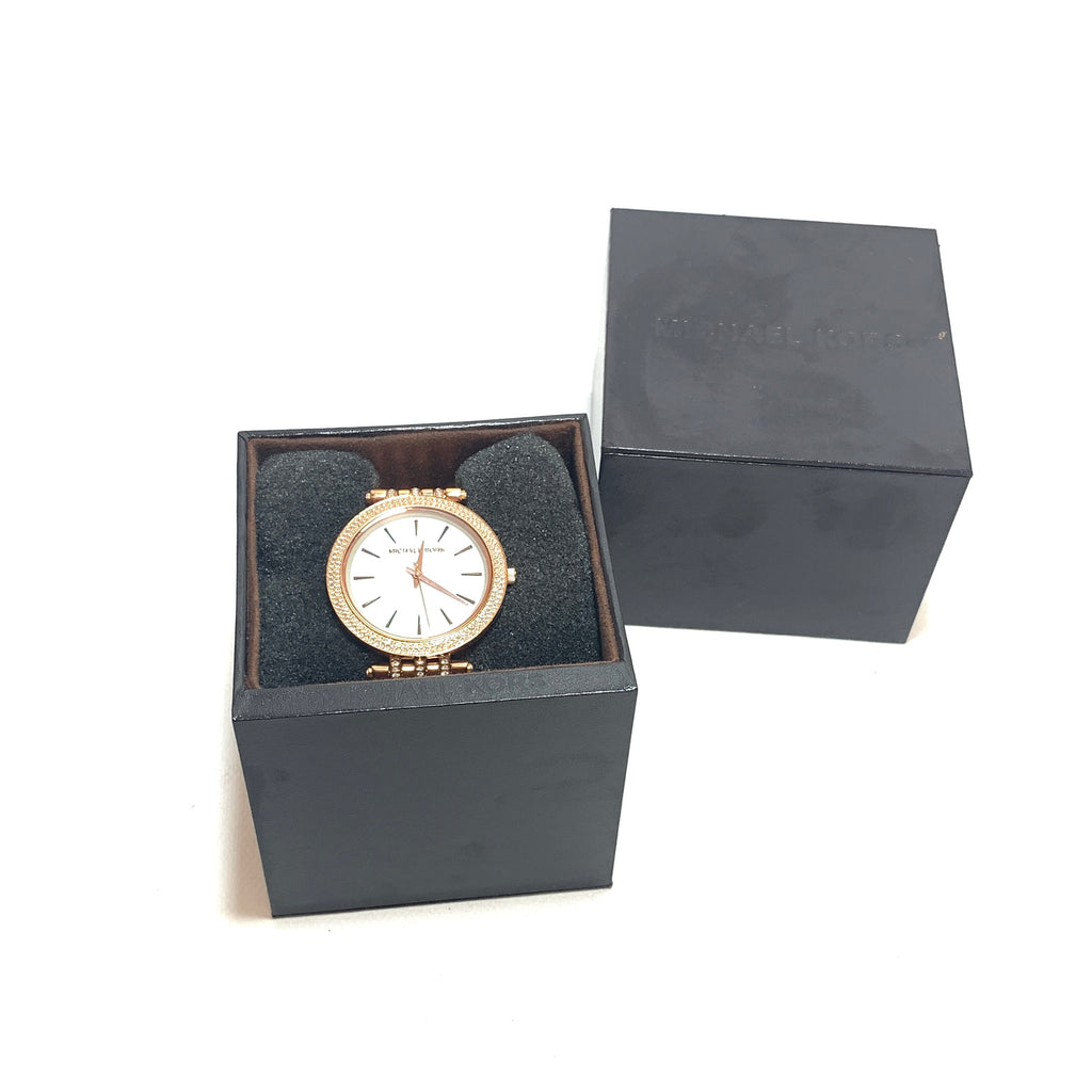 Michael Kors Rose Gold Rhinestone MK3220 Watch | Like New |