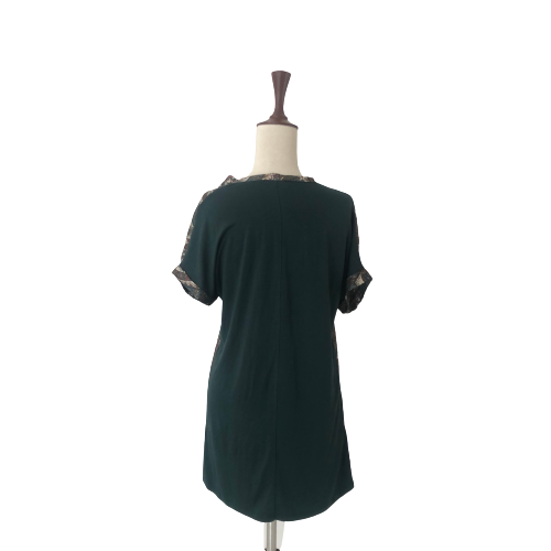 Promod Green Printed Top | Gently Used |