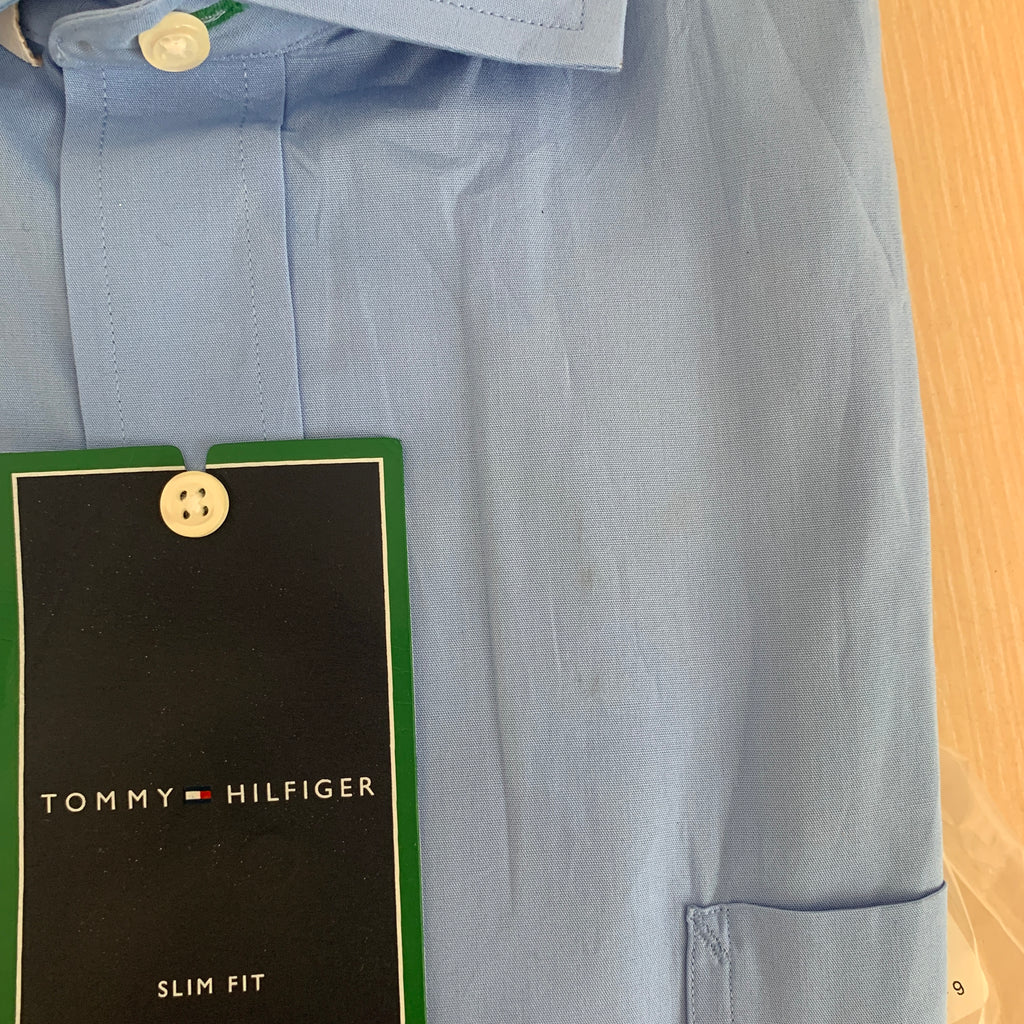 Tommy Hilfiger Mens Blue Button Down Shirt | Brand New |