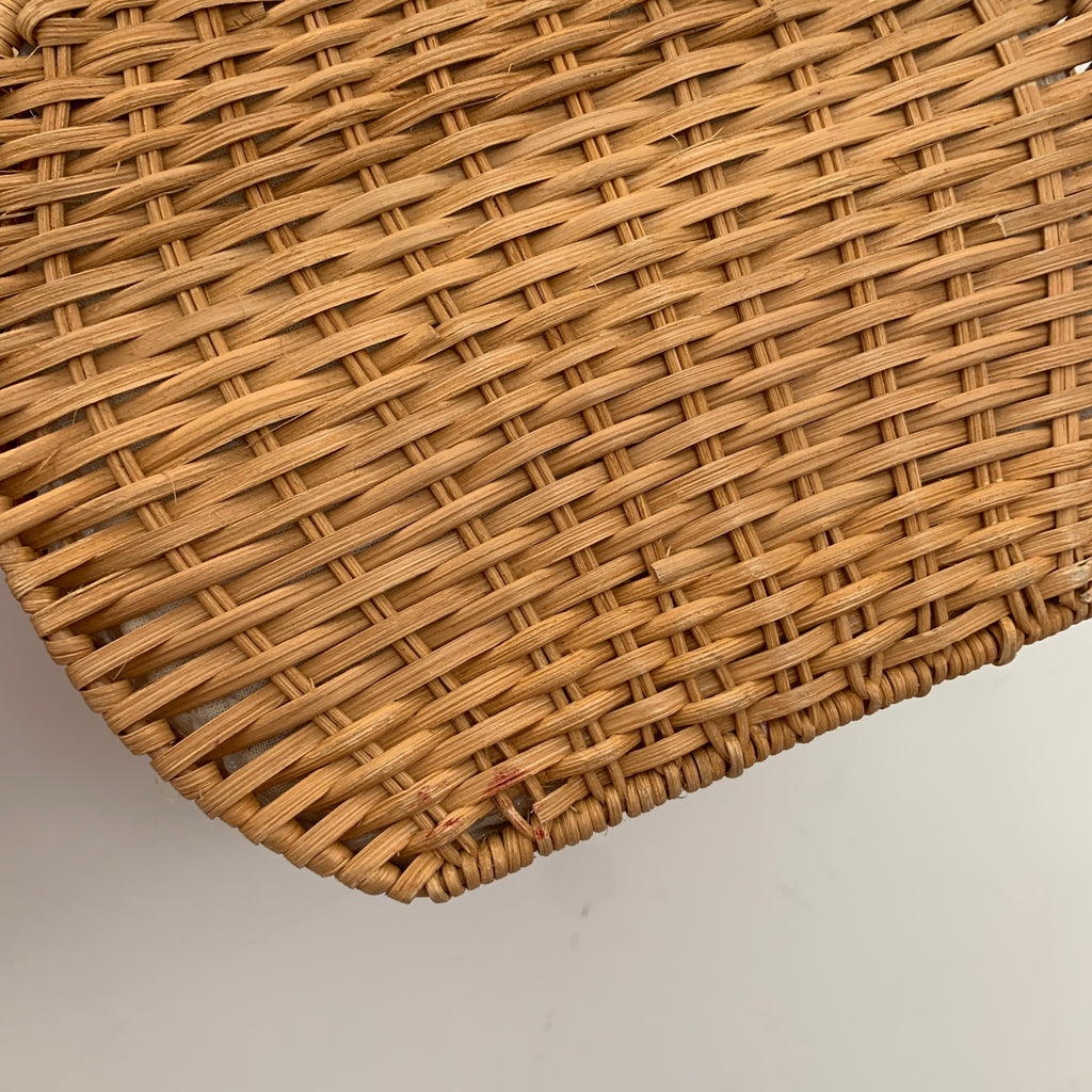 ZARA Round Cane & Straw Crossbody Bag | Pre Loved |