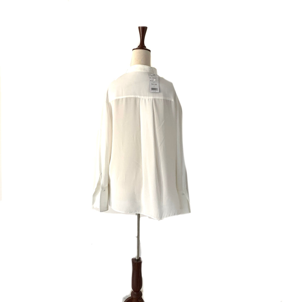 Mango White Formal Collared Shirt | Brand New |