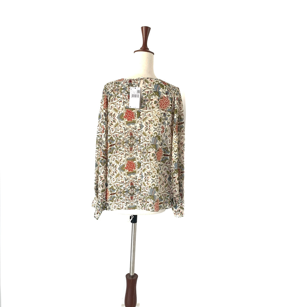 Mango Floral Chiffon Printed Top | Brand New |