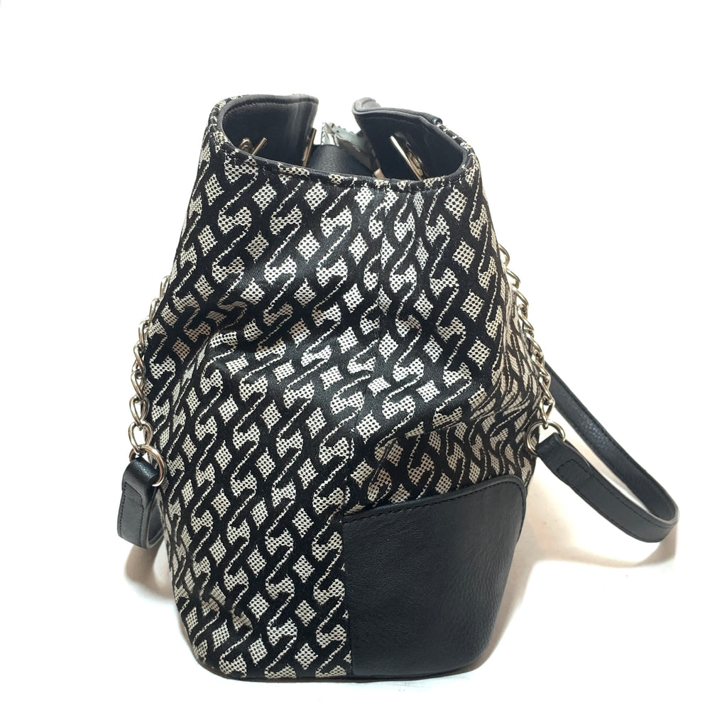 Nine West Black & White Shoulder Bag | Pre Loved |