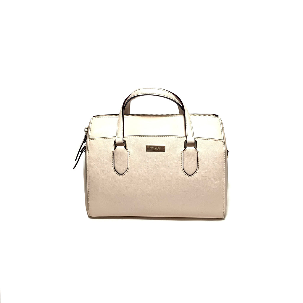 Kate Spade Nude Textured Leather Satchel | Gently Used |