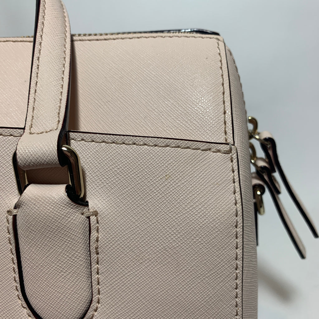 Kate Spade Nude Textured Leather Satchel | Gently Used |