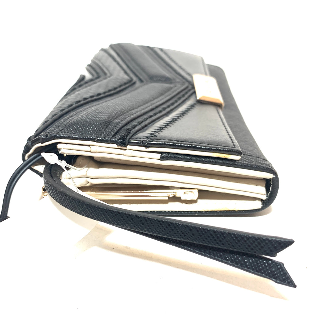 River Island Black Long Envelope Wallet | Brand New |