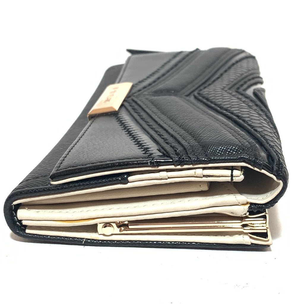River Island Black Long Envelope Wallet | Brand New |