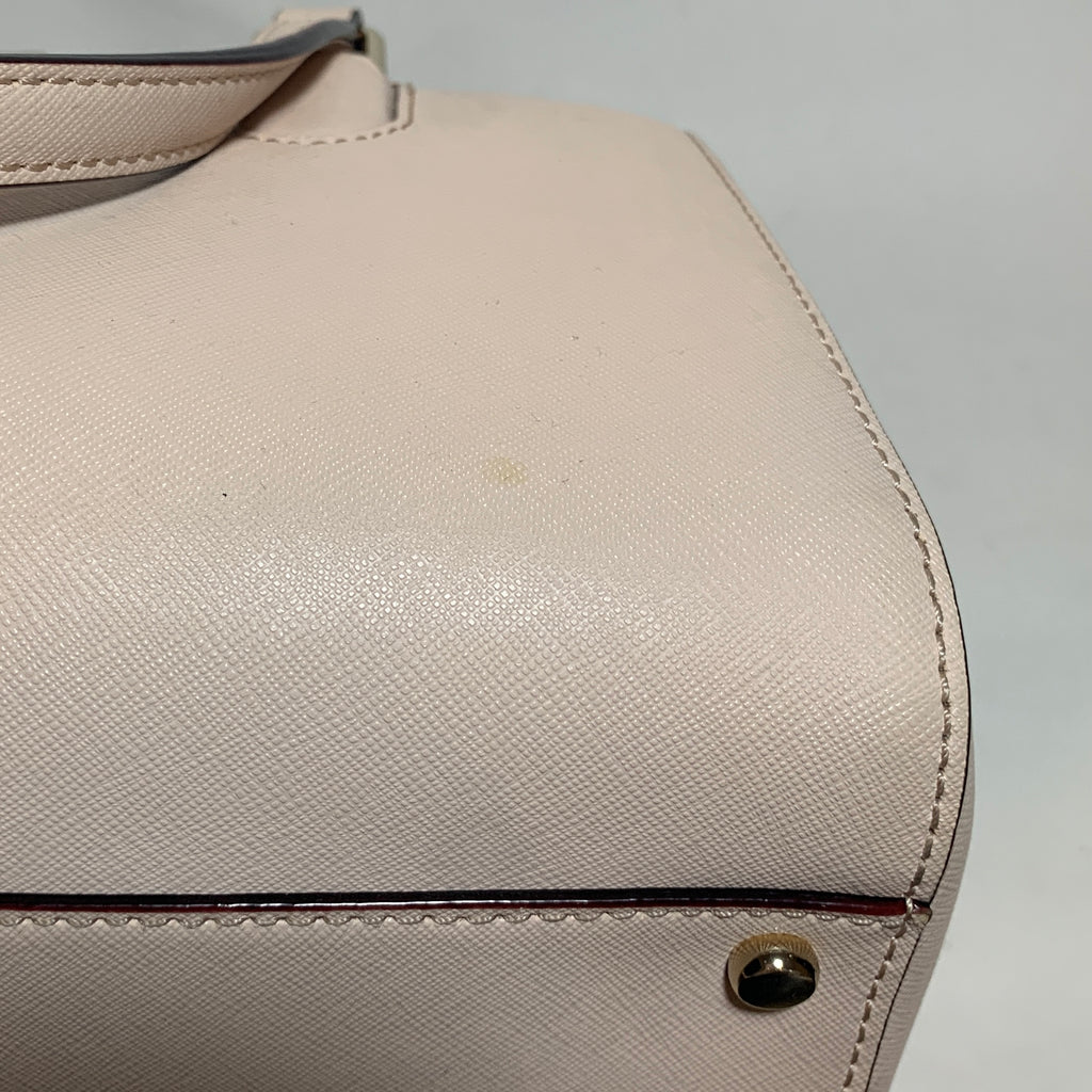 Kate Spade Nude Textured Leather Satchel | Gently Used |